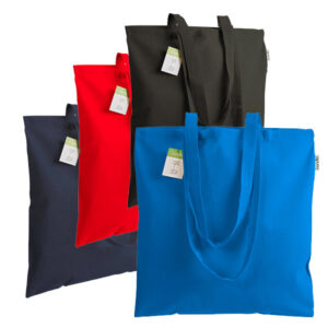 versatile shopper cotone organico colorato