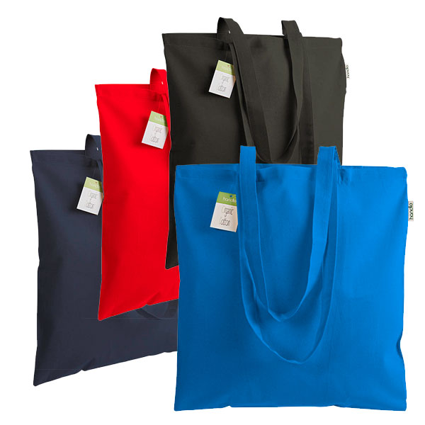 versatile shopper cotone organico colorato